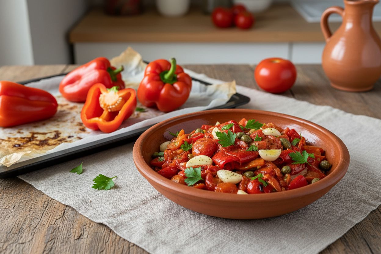 Salade mechouia tunisienne