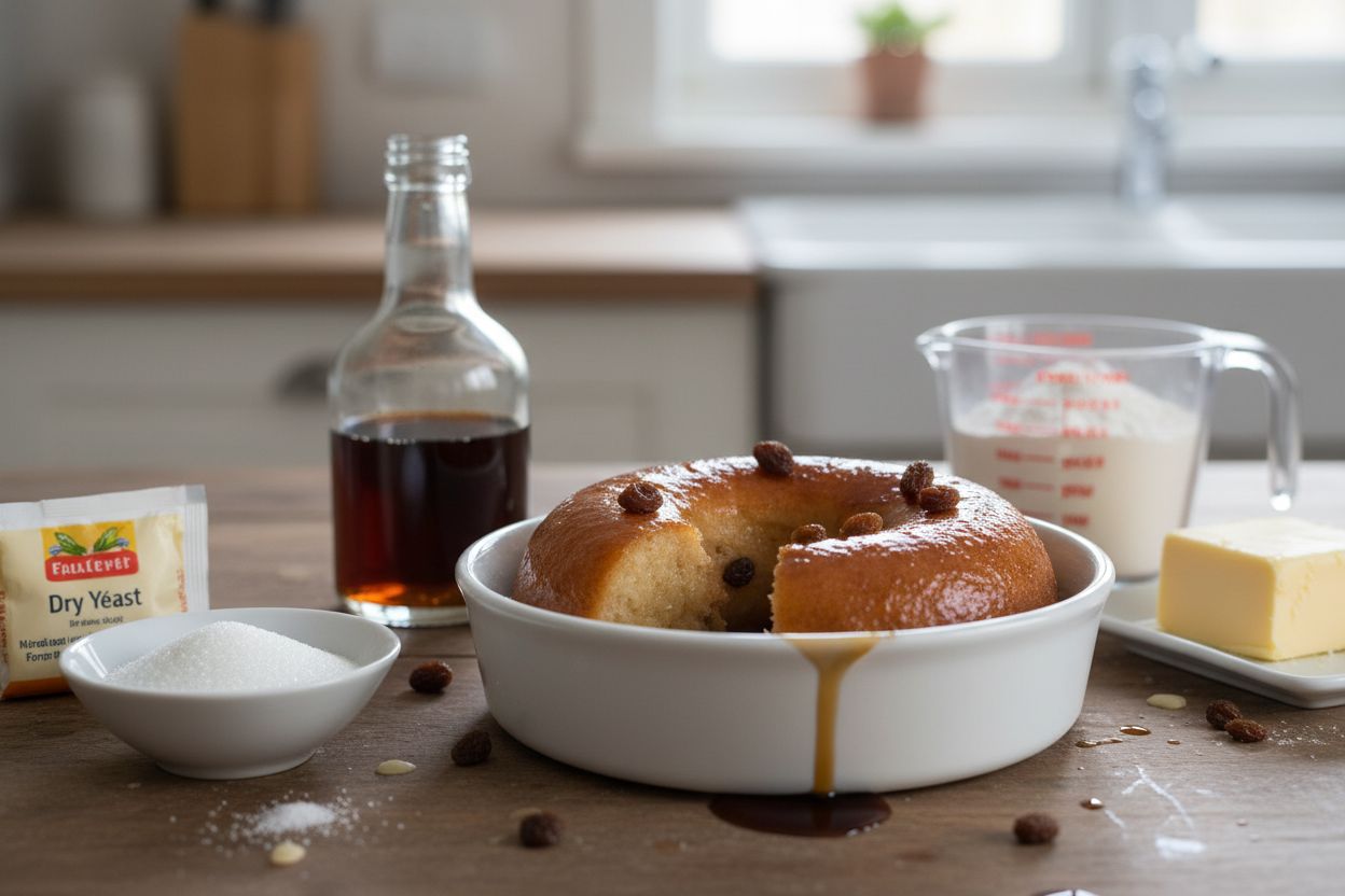 Baba au rhum terminé