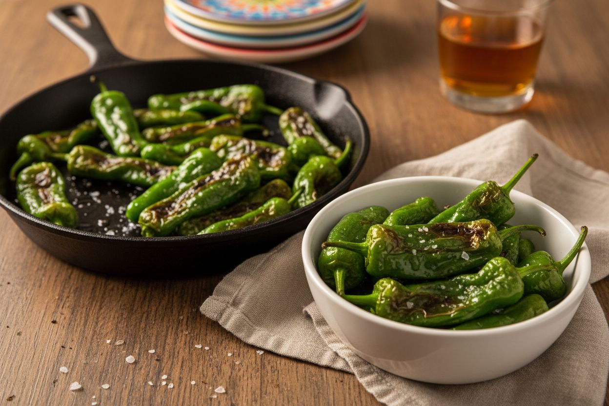 Pimientos de Padrón grillés terminé