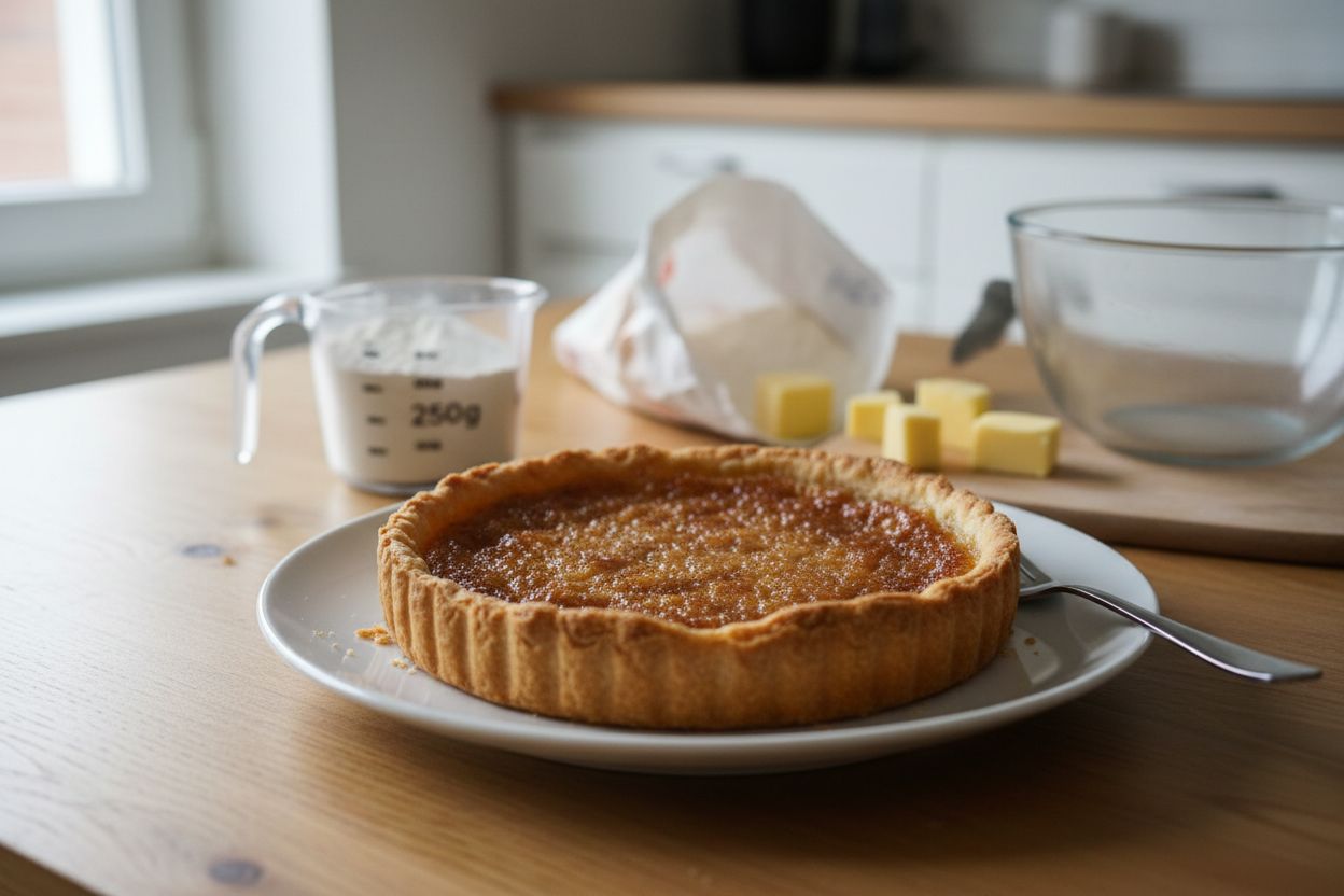 Tarte au sucre belge terminé