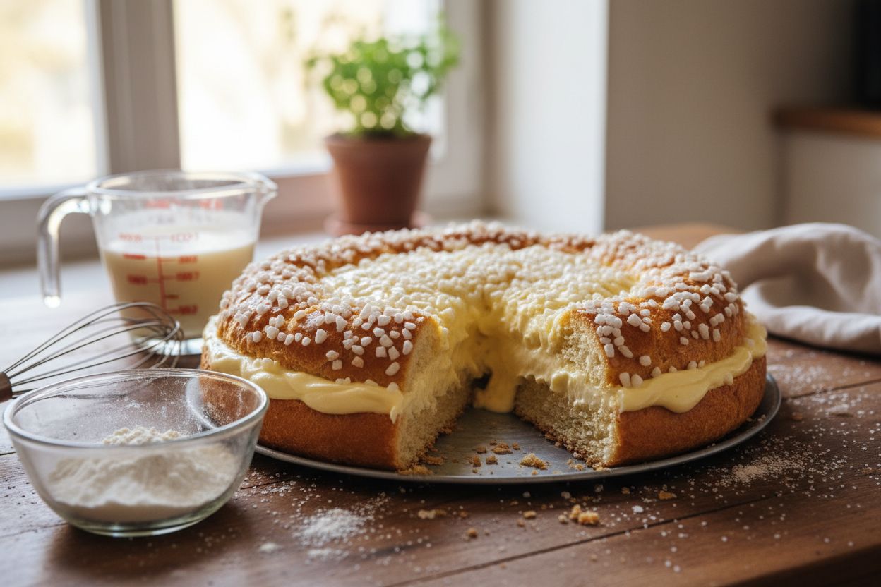 Tarte tropézienne terminé