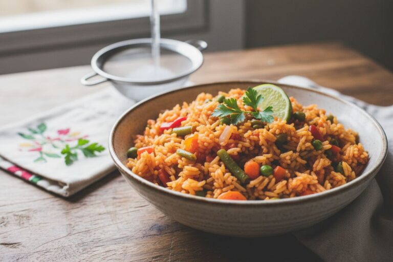 Riz Jollof Végétarien Voyage Culinair Saveurs Africaines
