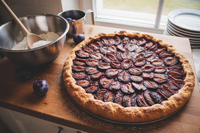 Tarte aux quetsches alsacienne Recette facile et gourmande