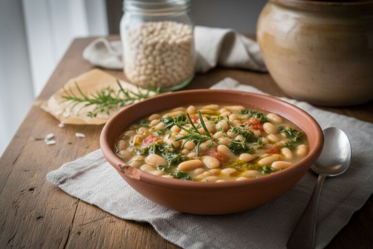 Soupe Toscane Haricots Blancs Recette Facile et Parfumée