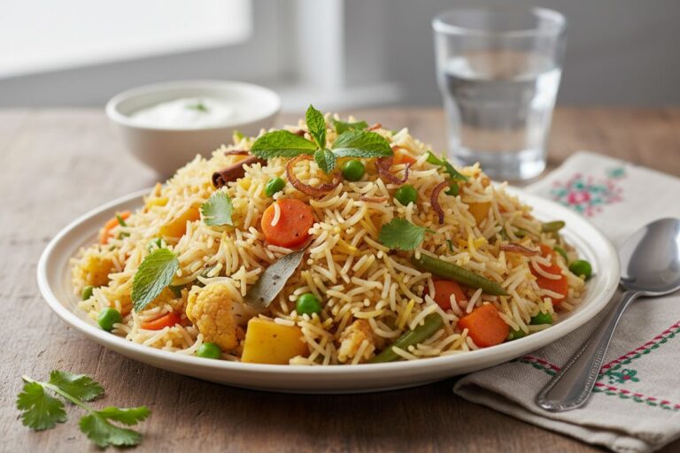 Biryani Végétarien Explosion de Saveurs Indiennes Facile