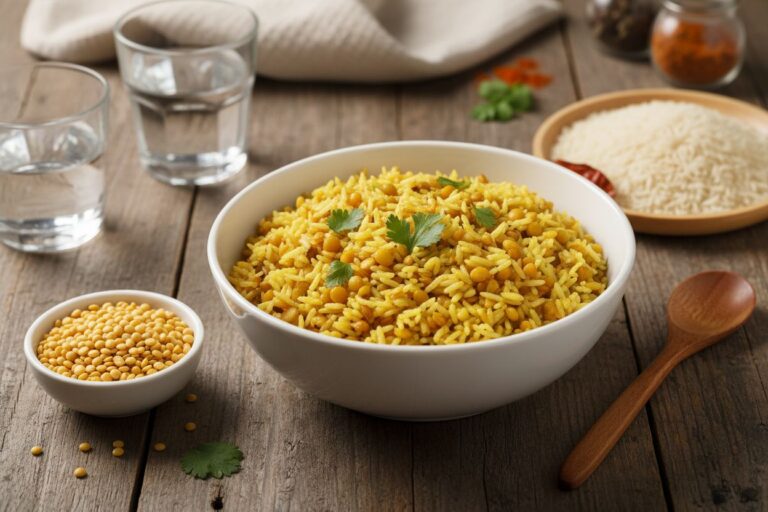 Khichdi Indien Recette Facile Protéinée et Vitaminée