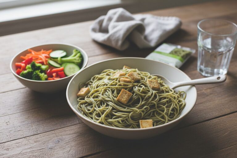 Nouilles Soba Thé Vert Recette Facile Légère Énergisante