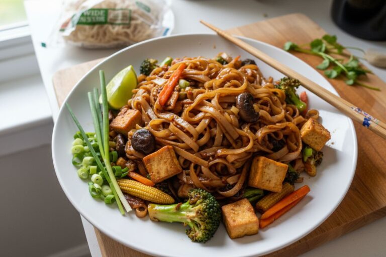 Recette Pad See Ew Végétarien Voyage Thaï Gourmand