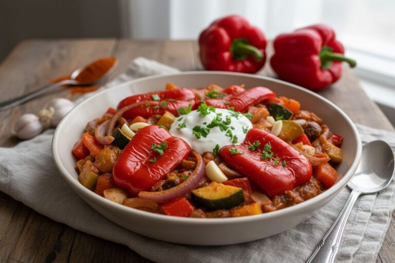 Paprikash Végétarien Hongrois Recette Gourmande Facile et Parfumée