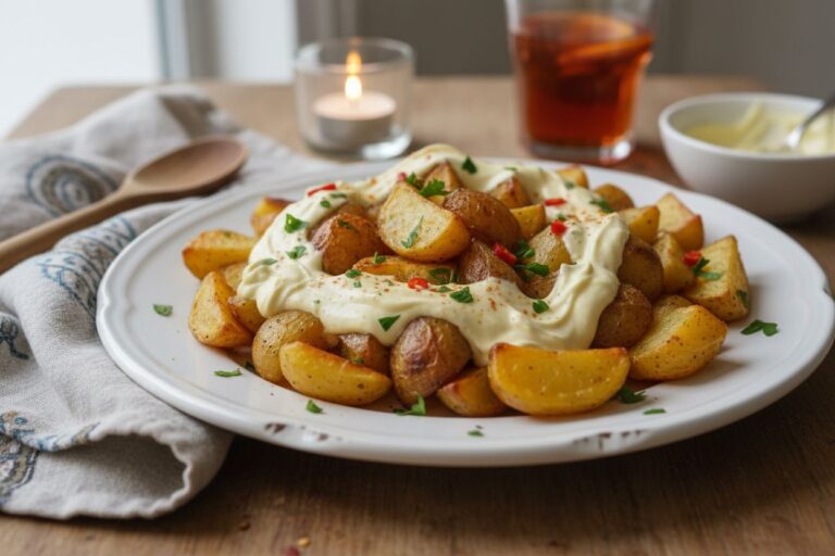 Patatas Bravas Aïoli Recette Végétarienne Soleil Méditerranée