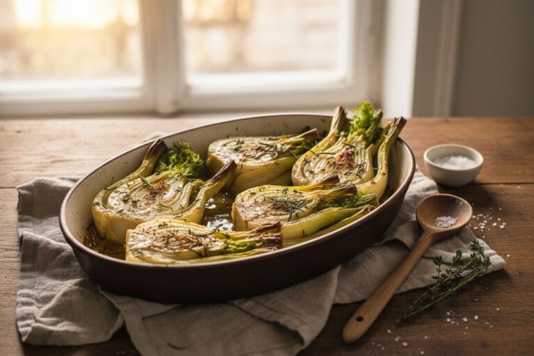 Fenouil braisé recette provençale parfumée et fondante