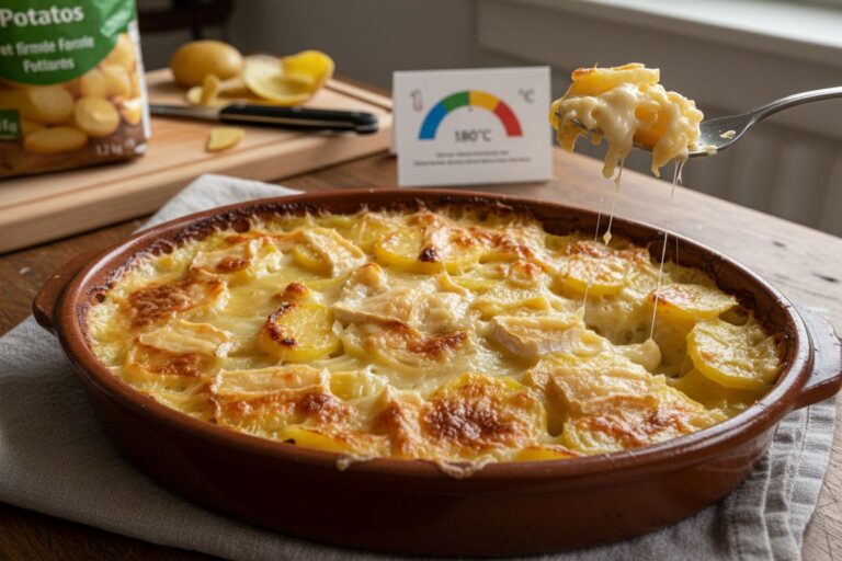 Gratin pommes de terre reblochon Le plus gourmand des gratins Facile et rapide