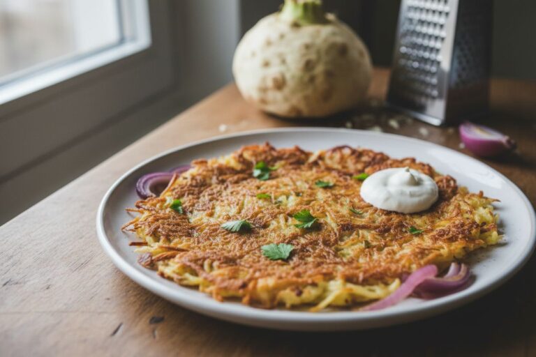 Rösti de céleri rave Recette originale et gourmande Rösti céleri rave Redécouvrez le classique suisse Rösti de céleri rave Croquant moelleux et délicieux Rösti de céleri rave La recette végétarienne surprenante Céleri rave Rösti Une alternative savoureuse et facile