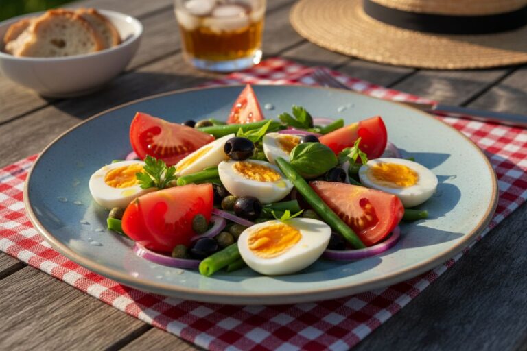 Salade niçoise revisitée Saveurs ensoleillées et gourmandise
