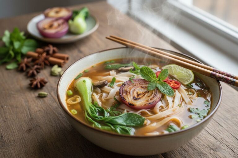Pho Végétarien Maison Recette Facile Bouillon Parfumé d'Asie