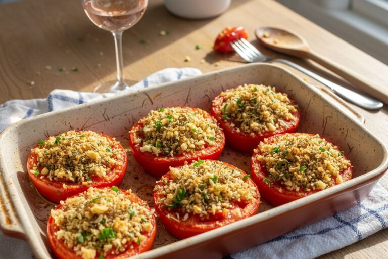 Tomates provençales au four recette facile parfumée du sud