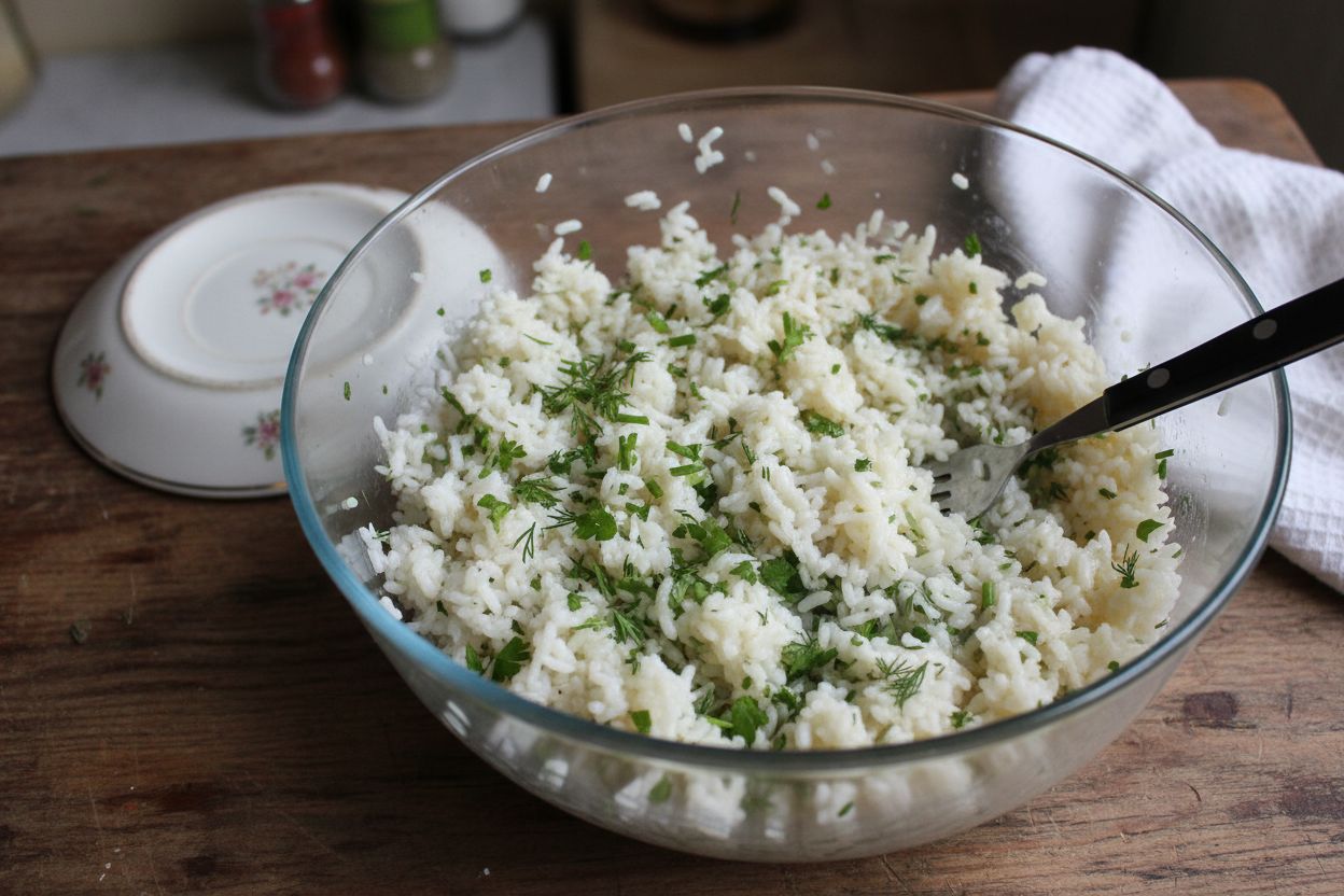 Recette croquettes de riz végétariennes moelleuses croustillantes et parfumées