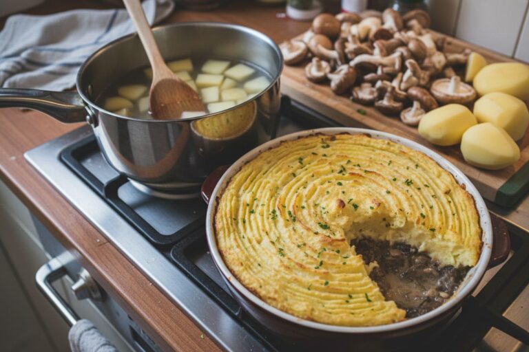 Hachis parmentier végétarien gourmand Recette champignons maison