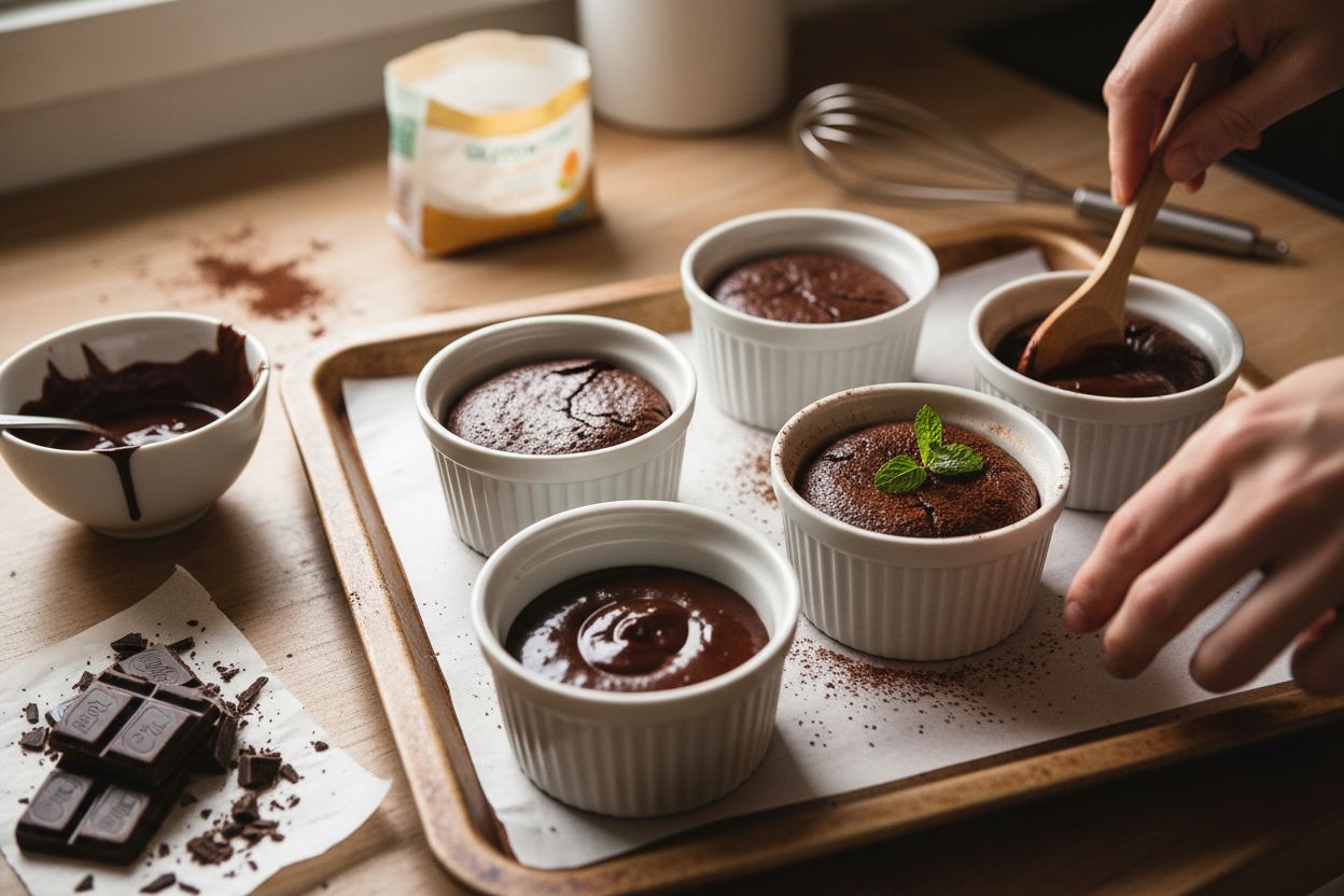 Recette Moelleux Chocolat Sans Gluten Léger et Protéiné