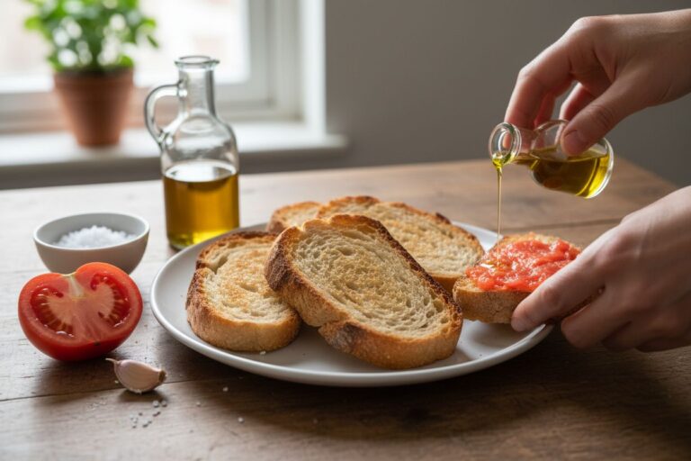 Recette de pan con tomate catalan facile et gourmande