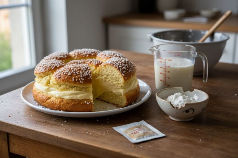 Recette Tarte Tropézienne Moelleuse sans Oeuf Gourmande
