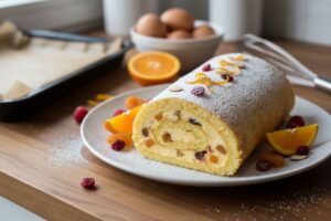 Gâteau roulé sans gluten