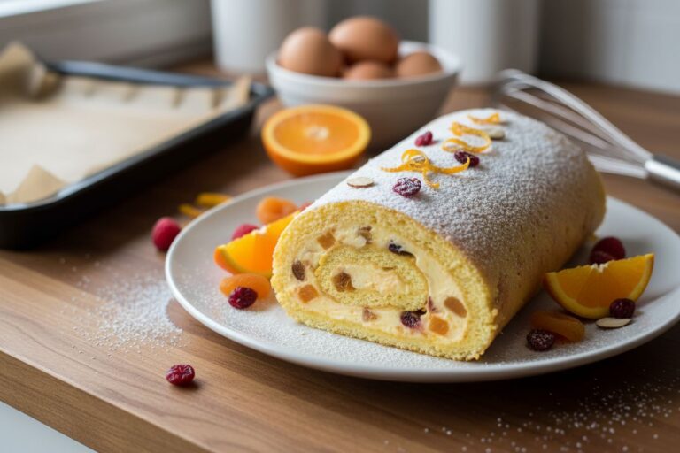 Recette gâteau roulé sans gluten léger et vitaminé
