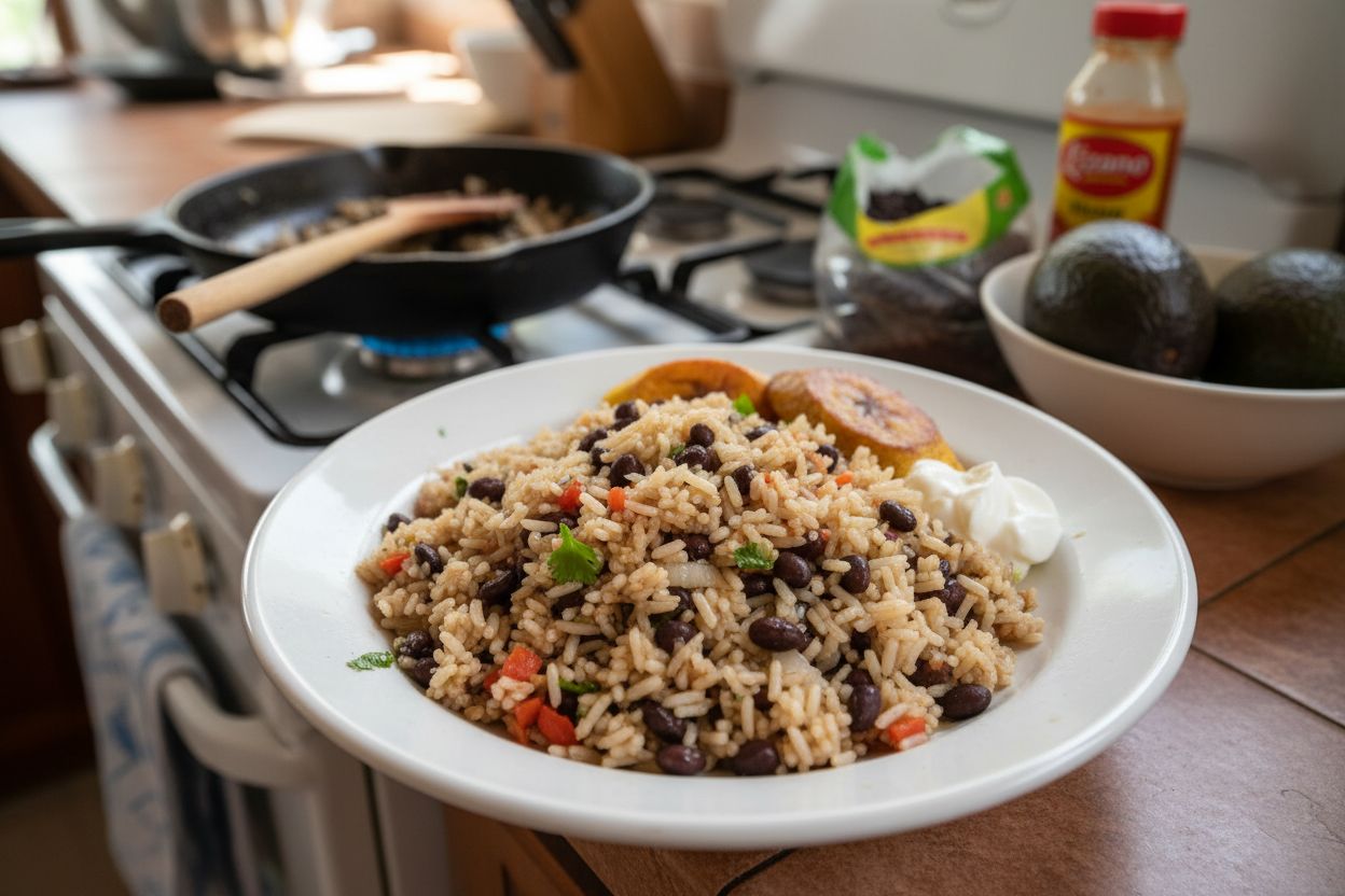Gallo pinto (riz-haricots costaricien)