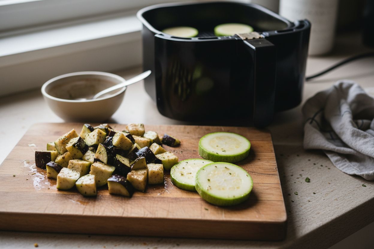 Légumes rôtis à l'air fryer