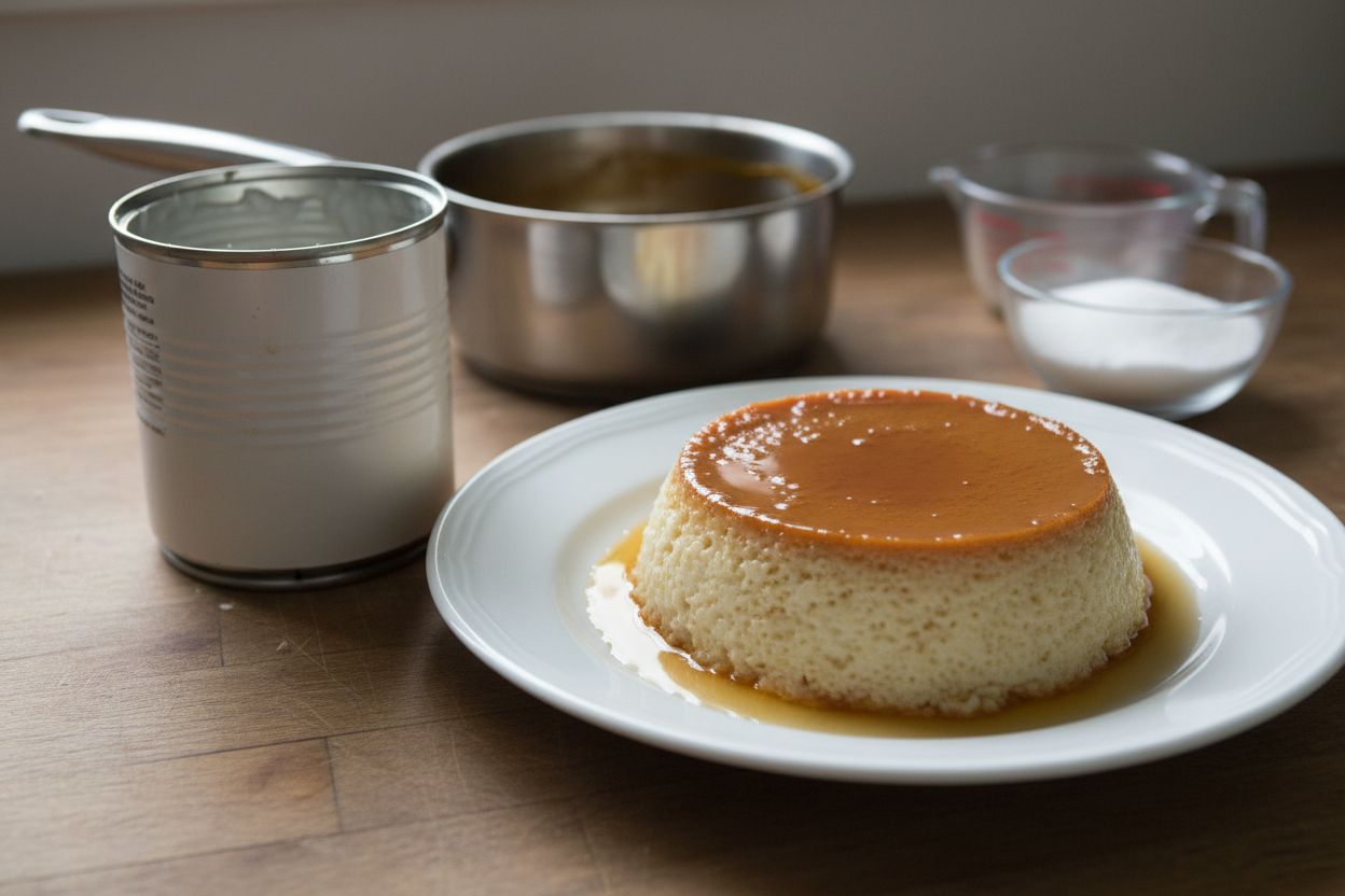 Flan coco antillais sans œuf
