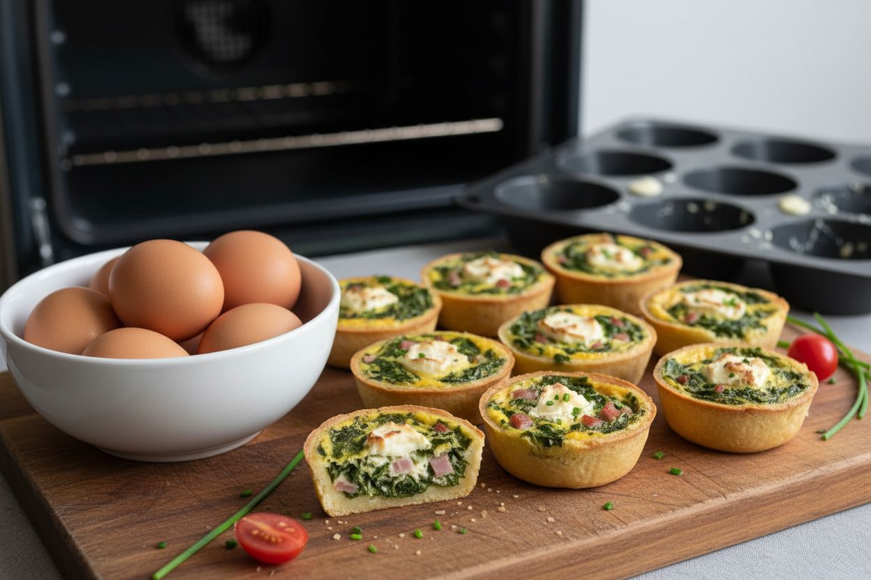 Mini-quiches sans pâte et sans gluten