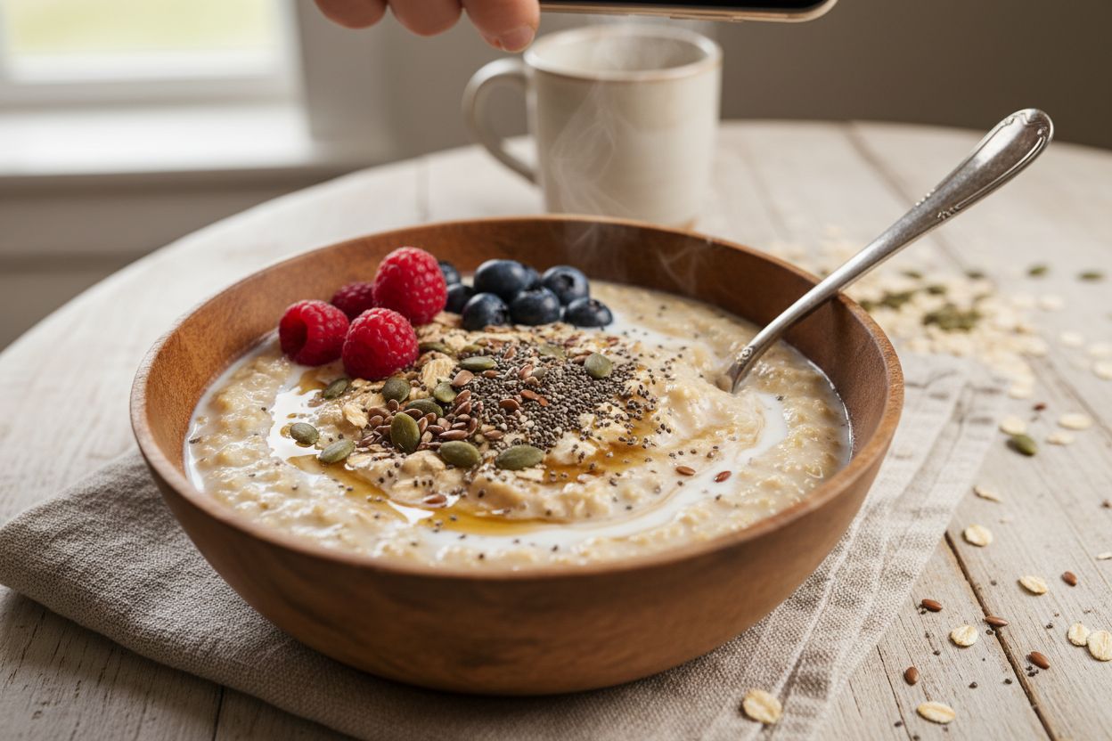 Porridge protéiné aux graines