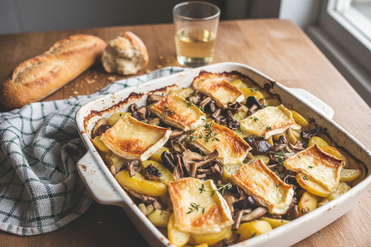 Tartiflette sans lardons terminé