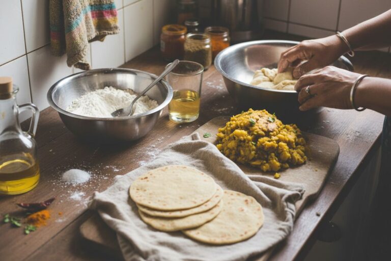 Aloo Paratha Recette Indienne Moelleuse Gourmande aux Pommes de Terre