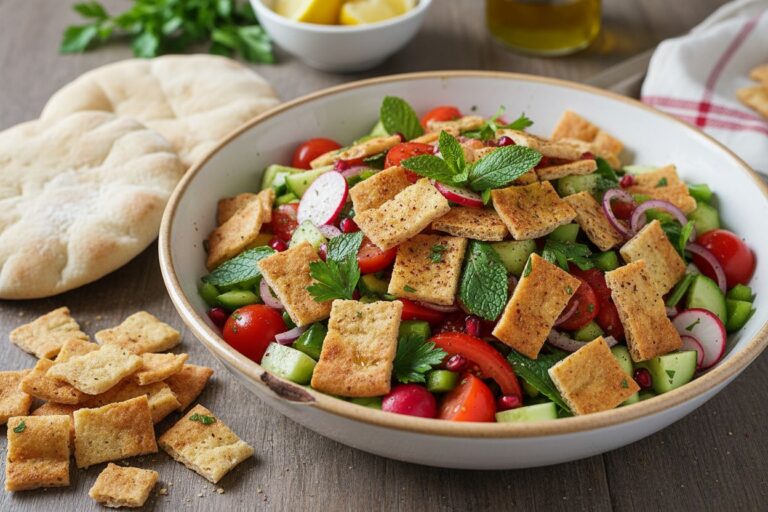 Recette Fattouch salade libanaise facile et rapide