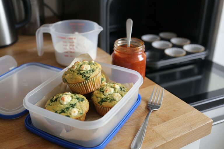 Muffins Féta Épinards Recette Facile et Gourmande pour Lunchbox