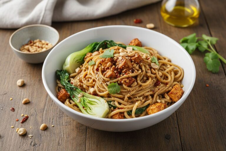 Recette Nouilles Dan Dan Végétariennes Facile et Gourmande