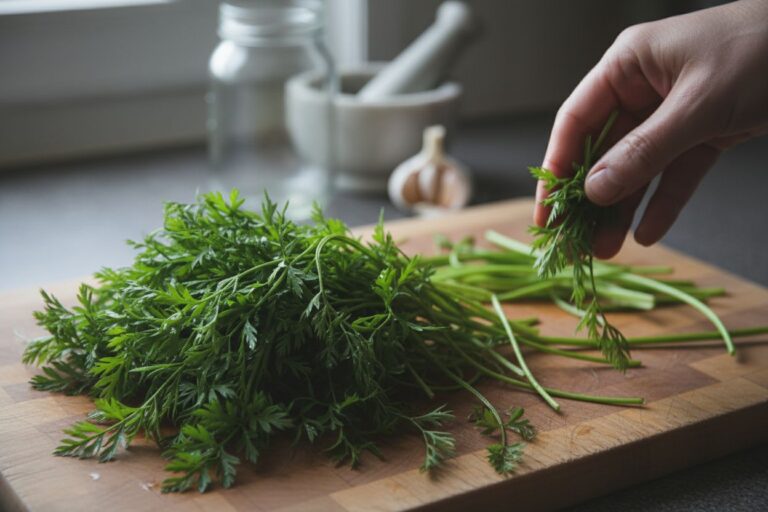 Pesto de Fanes de Carottes Recette Anti Gaspi et Savoureuse