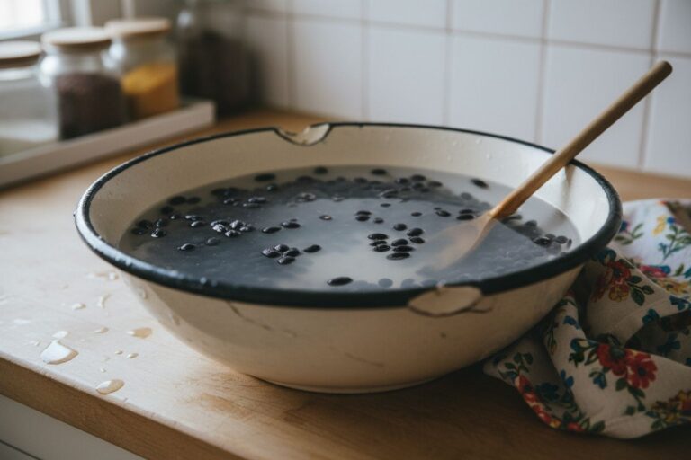 Soupe haricots noirs cubaine recette facile parfumée et ensoleillée