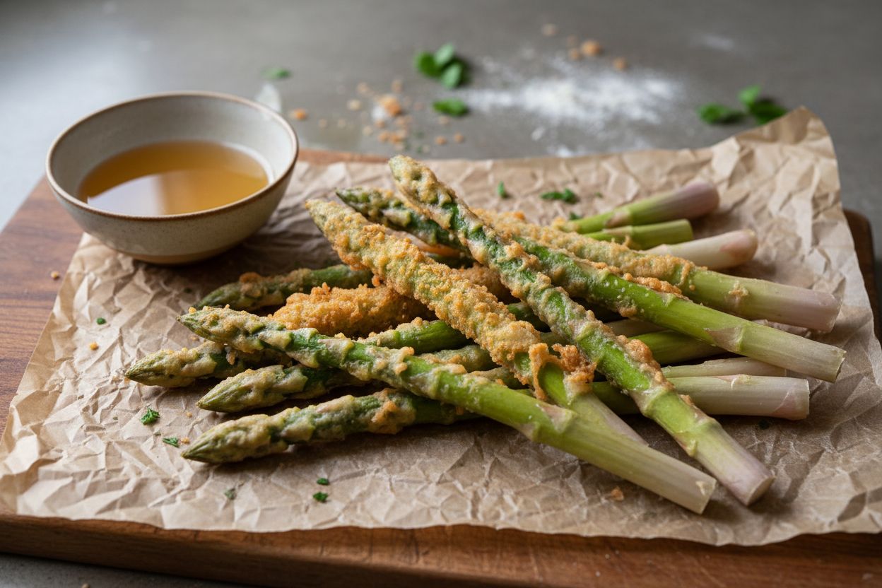 Tempura d'Asperges Recette Japonaise Croustillante et Raffinée
