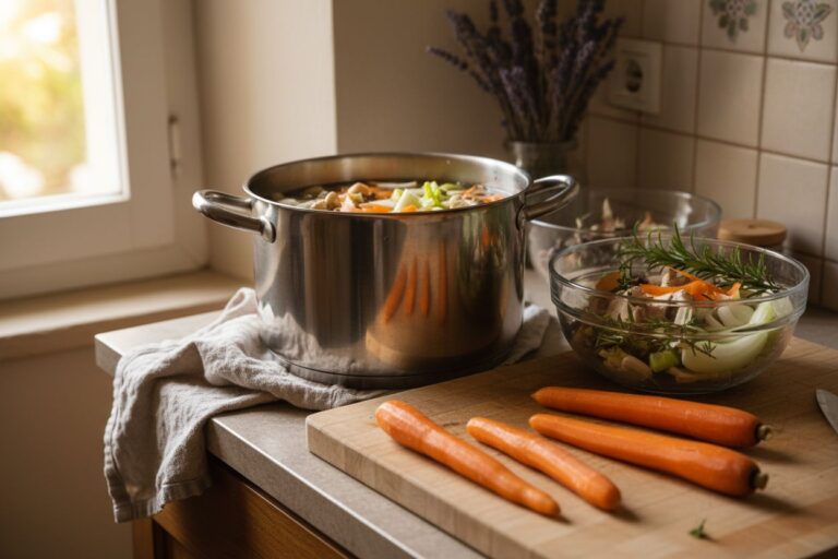 Bouillon zéro déchet Recette provençale maison anti gaspillage