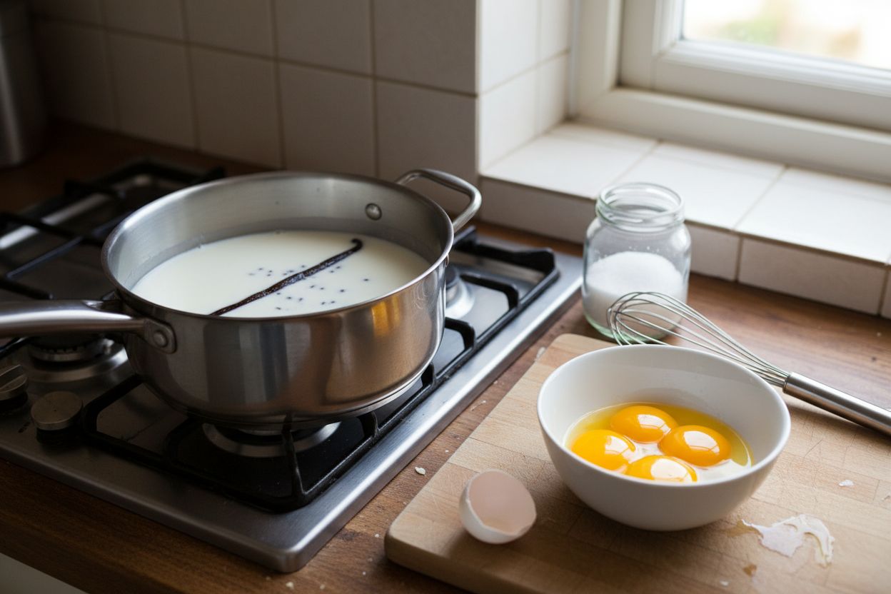 Crème anglaise maison Recette facile anti gaspillage