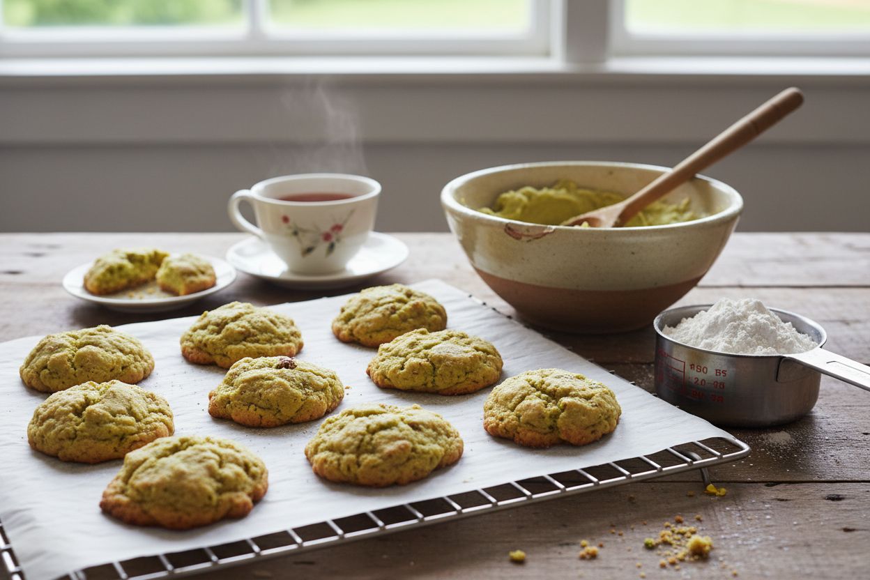Cookies à la pâte de pistache