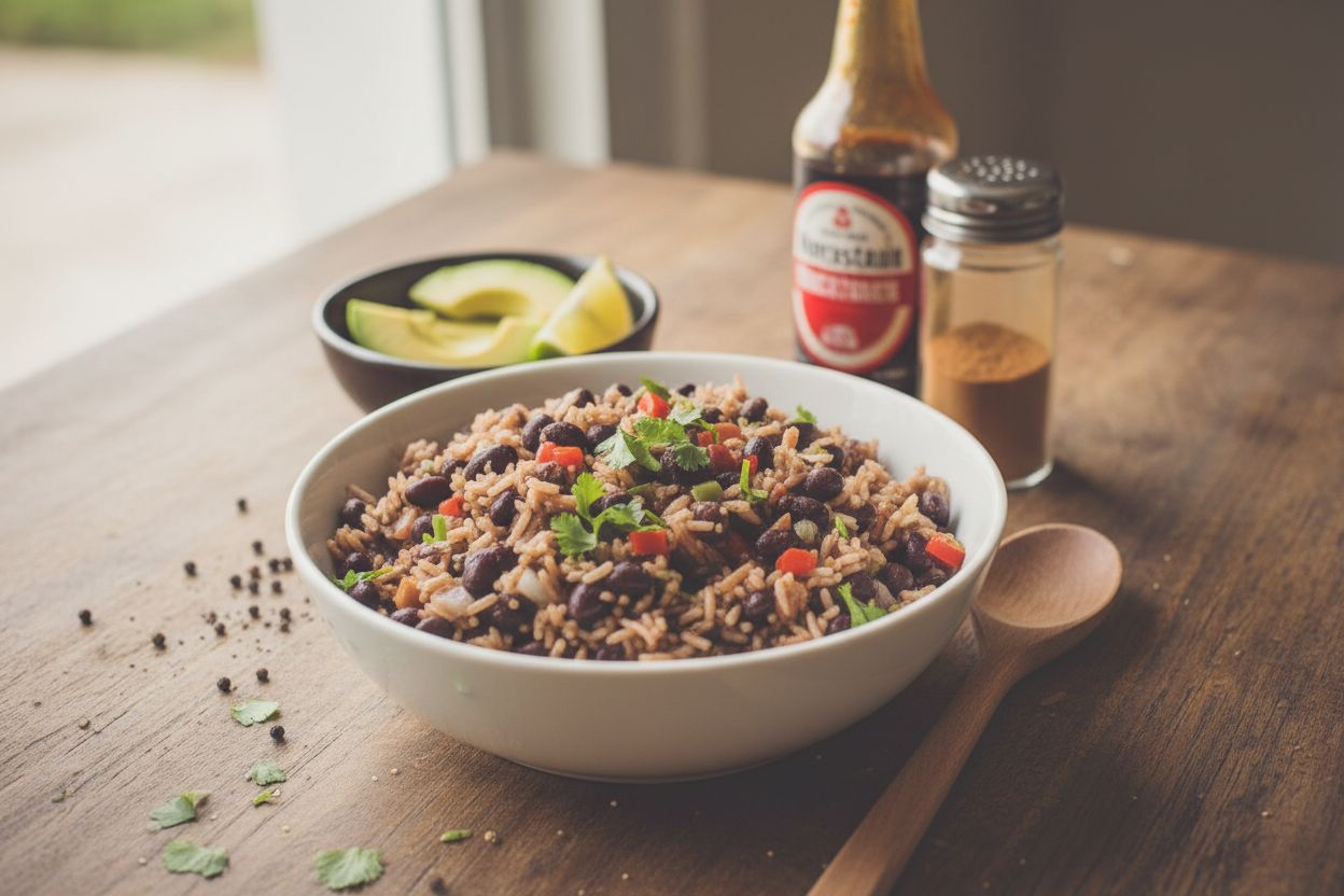 Gallo pinto costaricien