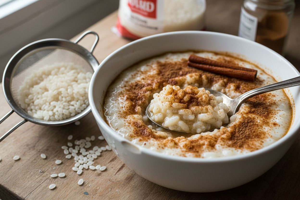 Riz au lait à la cannelle