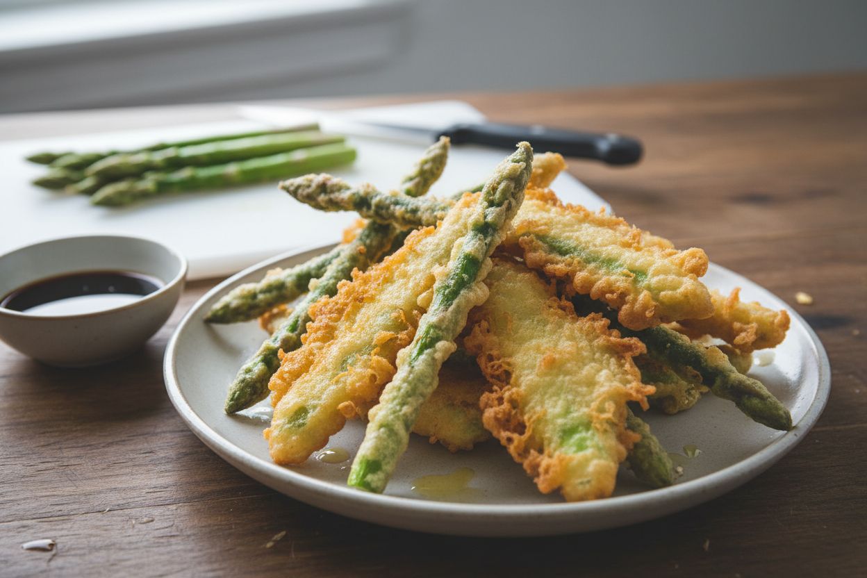 Tempura d'asperges