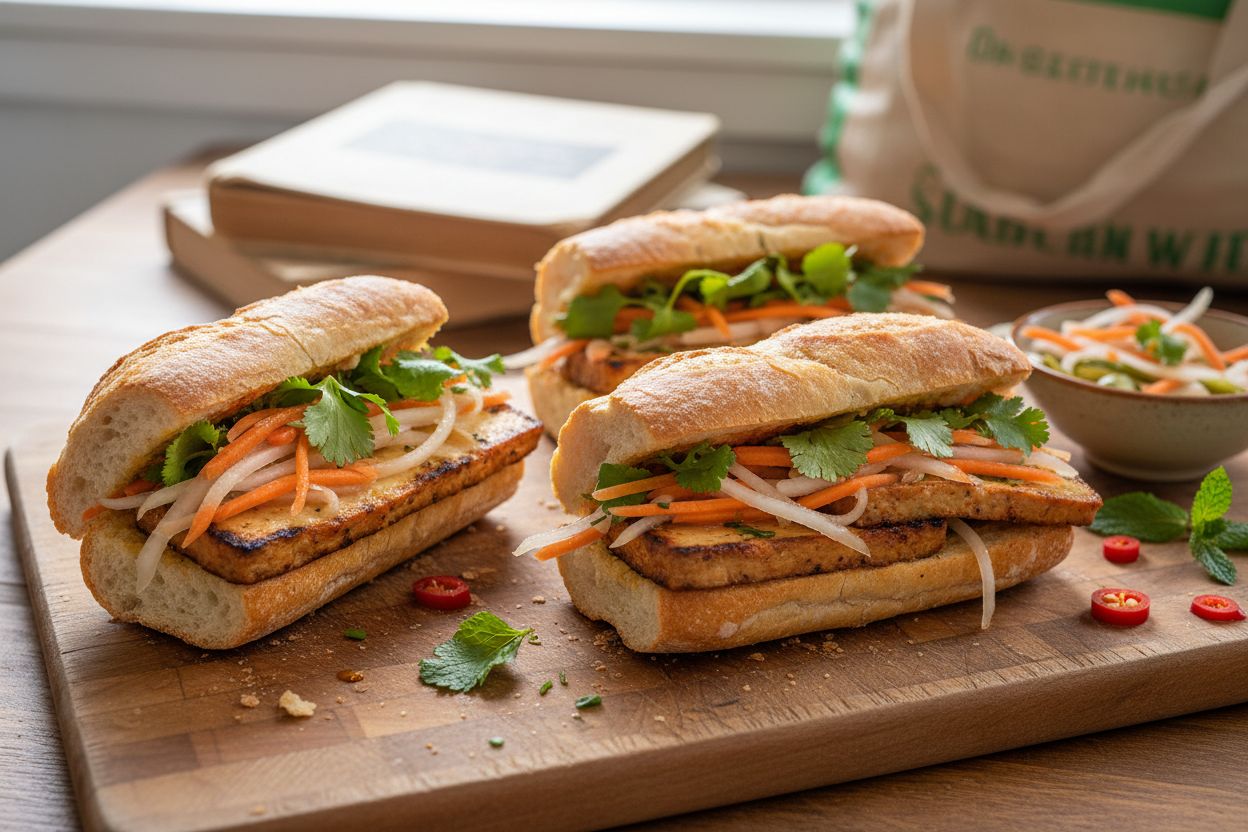Banh mi végétarien vietnamien