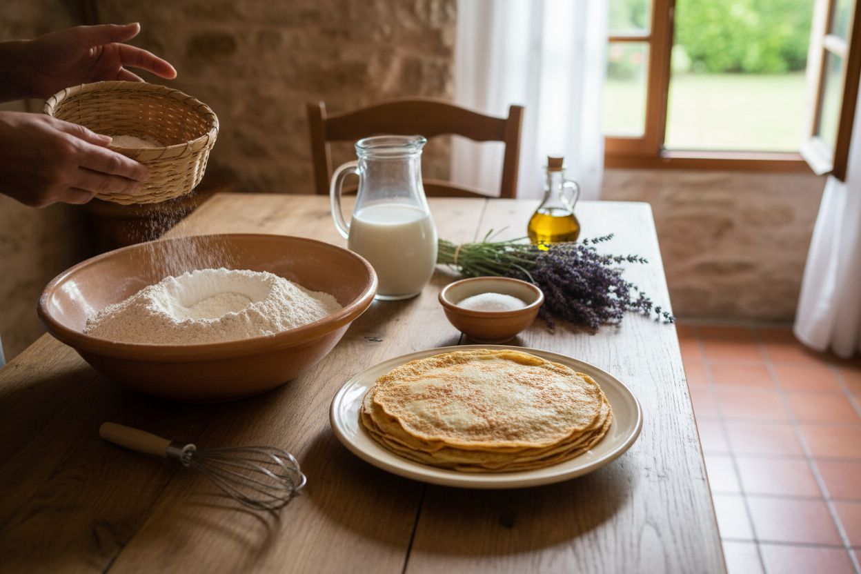 Crêpes de la Chandeleur sans œuf