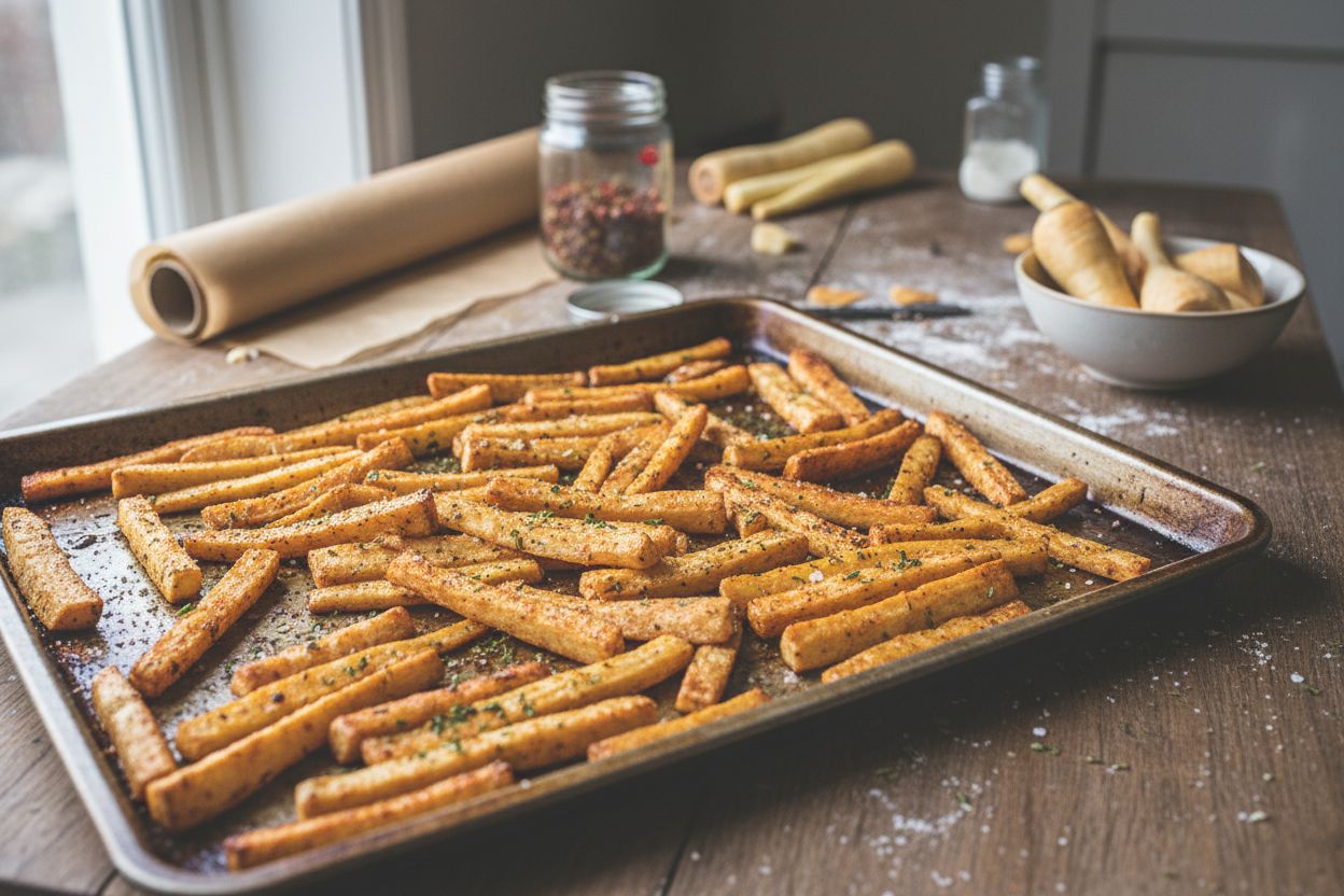 Frites de panais épicées