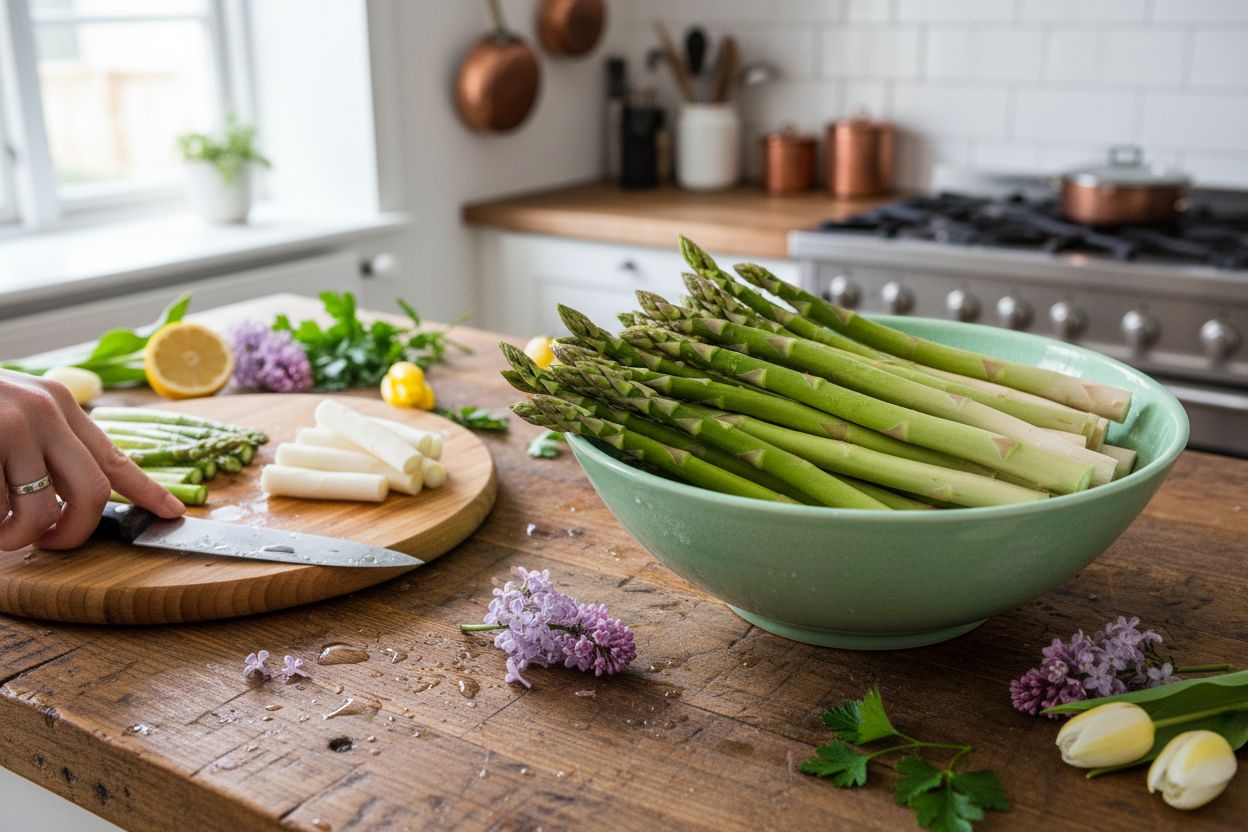 Menu de Pâques végétarien terminé